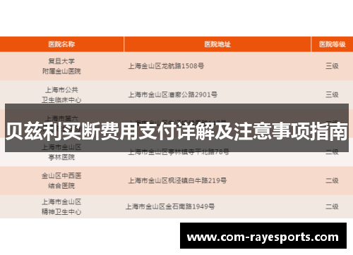 贝兹利买断费用支付详解及注意事项指南 贝兹利买断费用支付详解及注意事项指南